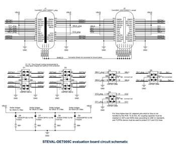 Schaltplan - STMicroelectronics STEVAL-OET005VC Evaluierungskits
